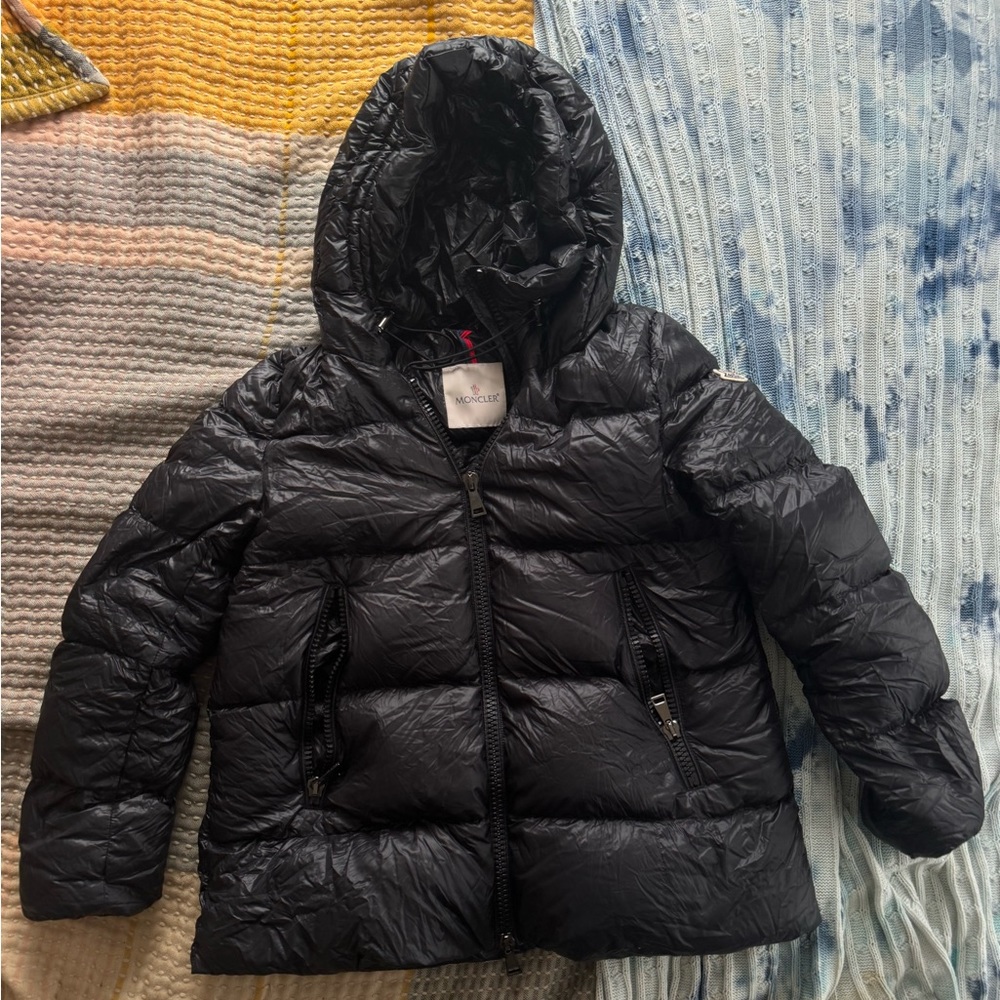 Black Moncler Giubbotto Seritte Down Jacket